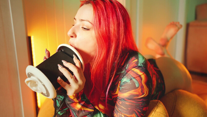 The Sounds of Girls - 29 November 2025 - ASMR Juicy Ear Licking in a Tight Bodysuit