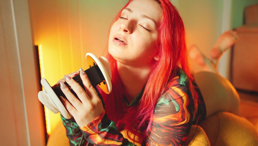 The Sounds of Girls - 29 November 2025 - ASMR Juicy Ear Licking in a Tight Bodysuit