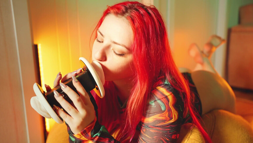 The Sounds of Girls - 29 November 2025 - ASMR Juicy Ear Licking in a Tight Bodysuit