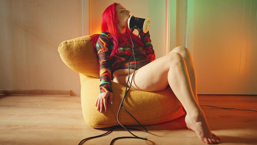 The Sounds of Girls - 29 November 2025 - ASMR Juicy Ear Licking in a Tight Bodysuit