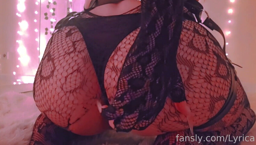 Lyrica - Scratching Fishnet Stockings ASMR
