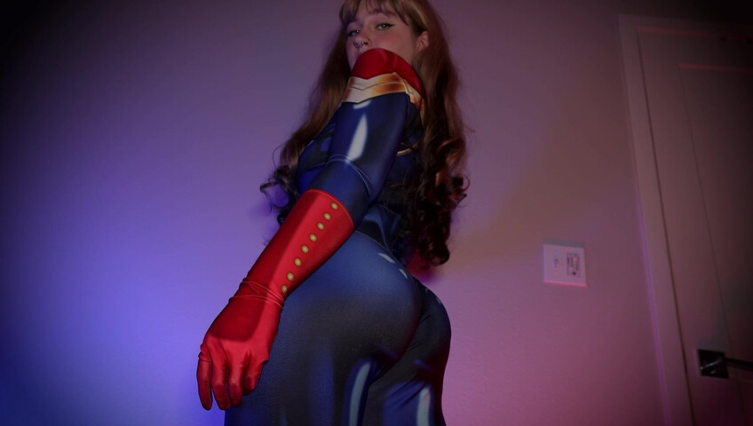 Jaybbgirl - Captain Marvel: Anal Blackmail