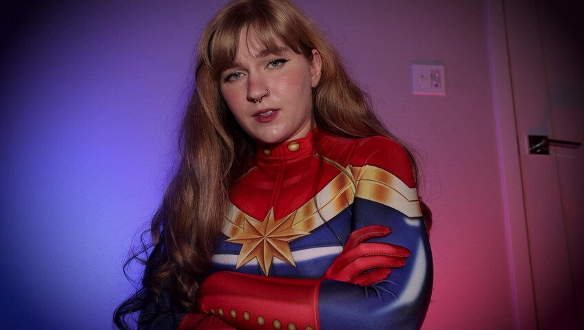 Jaybbgirl - Captain Marvel: Anal Blackmail
