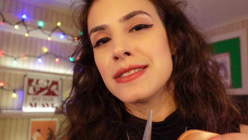 Irma La Dulce ASMR - Cuck's Hotwife Spanish Barber's Haircut and Playtime