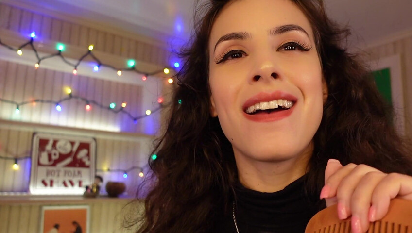 Irma La Dulce ASMR - Cuck's Hotwife Spanish Barber's Haircut and Playtime