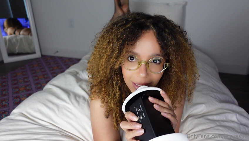 Jelzy ASMR - Ear Eating in Hot Lingerie