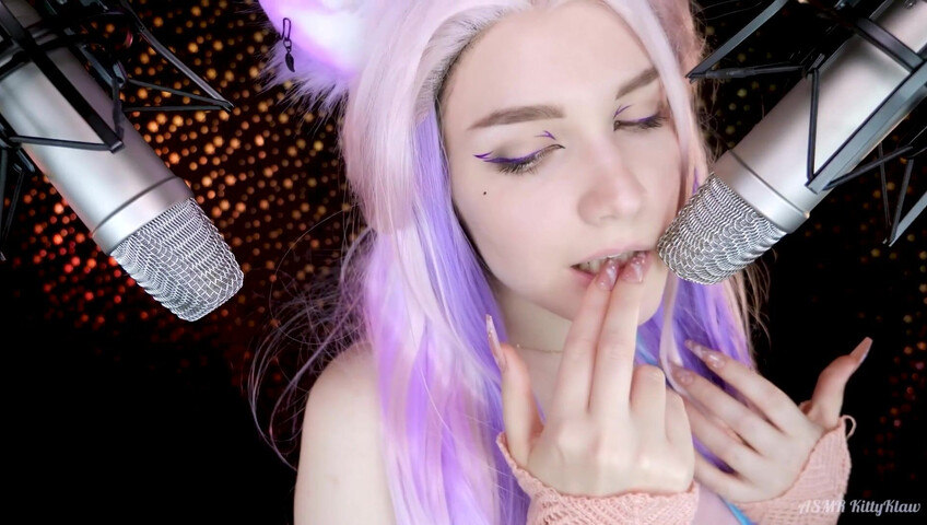 Kitty Klaw ASMR - Rode Mic Licking and Mouth Sounds