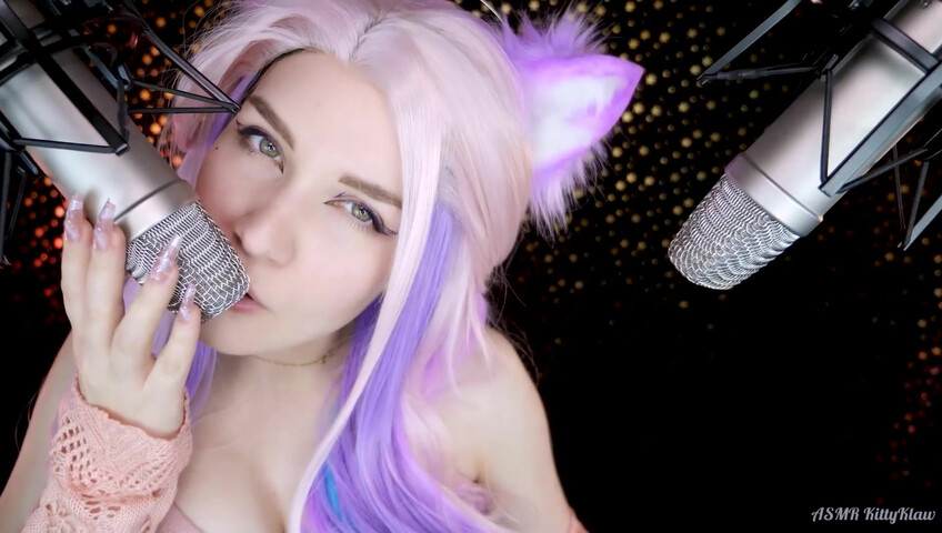 Kitty Klaw ASMR - Rode Mic Licking and Mouth Sounds