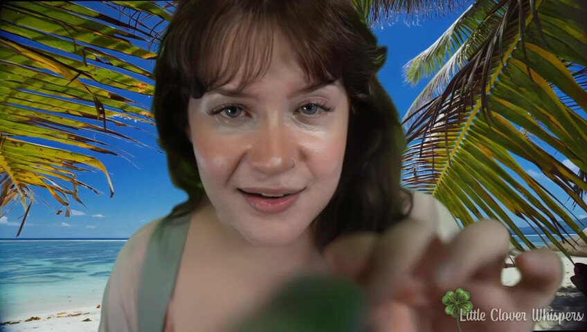 Little Clover Whispers ASMR - Dildo Blowjob at the Beach