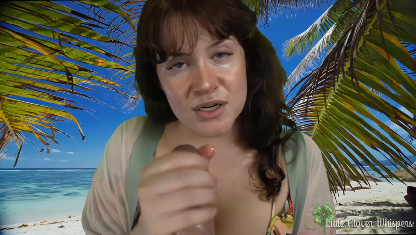 Little Clover Whispers ASMR - Dildo Blowjob at the Beach