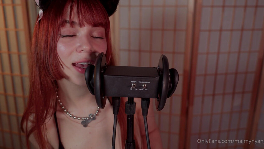 Maimy ASMR - 20 Nov 2024 - Cat Ear Licking