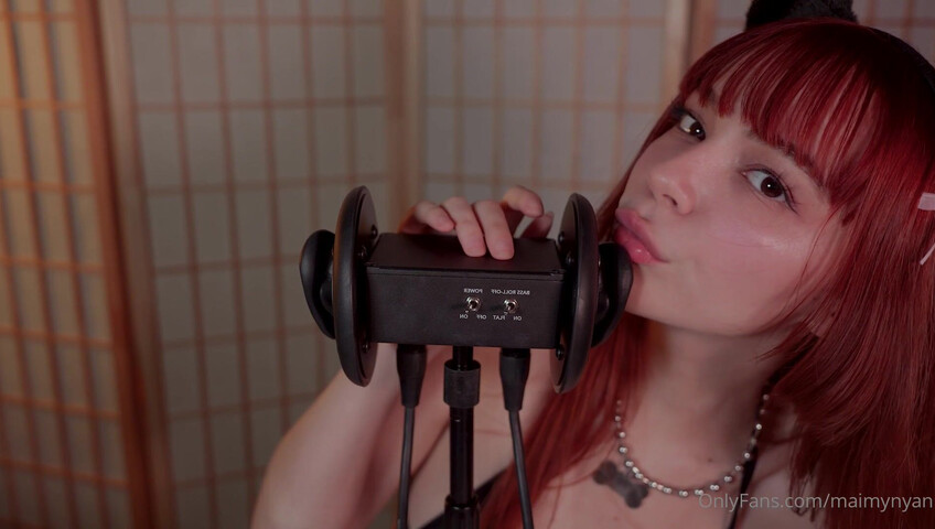 Maimy ASMR - 20 Nov 2024 - Cat Ear Licking