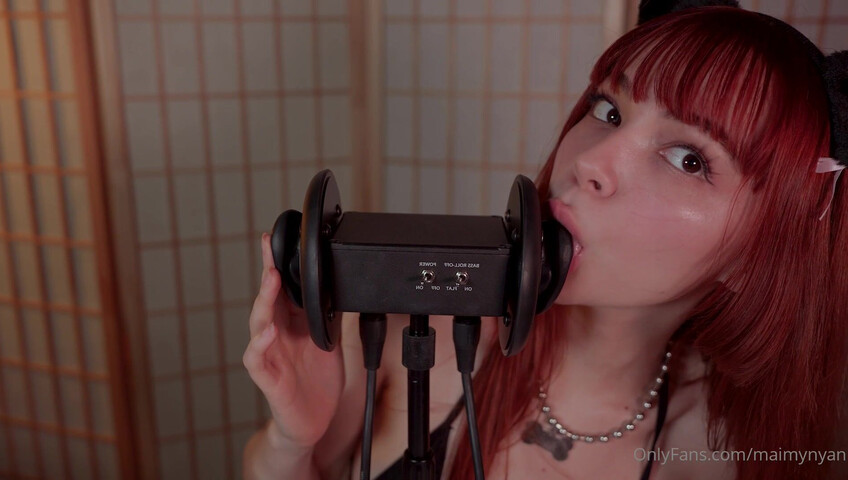 Maimy ASMR - 20 Nov 2024 - Cat Ear Licking