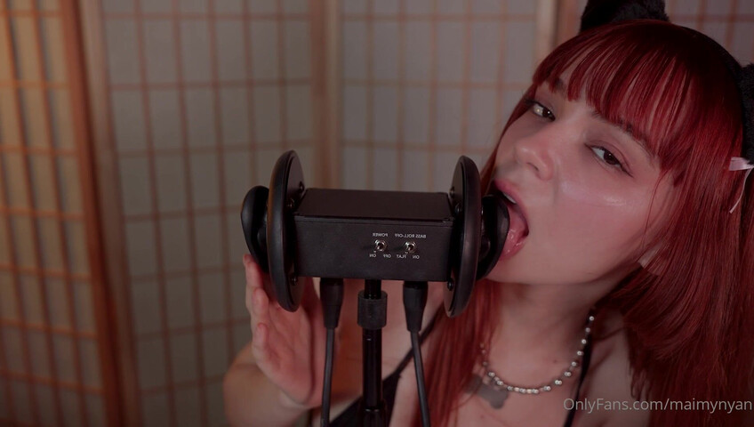 Maimy ASMR - 20 Nov 2024 - Cat Ear Licking