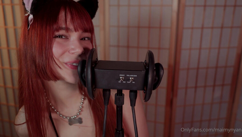 Maimy ASMR - 20 Nov 2024 - Cat Ear Licking