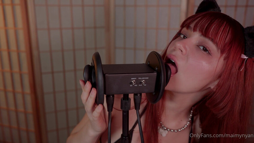 Maimy ASMR - 20 Nov 2024 - Cat Ear Licking