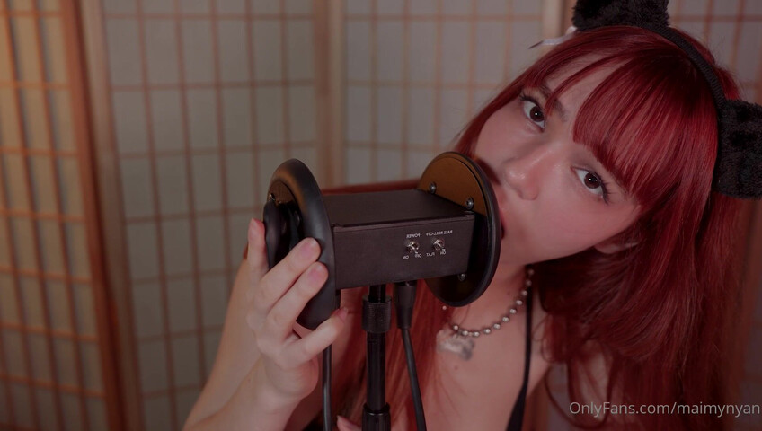 Maimy ASMR - 20 Nov 2024 - Cat Ear Licking