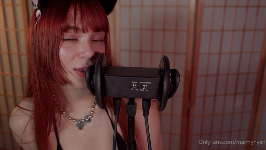 Maimy ASMR - 20 Nov 2024 - Cat Ear Licking