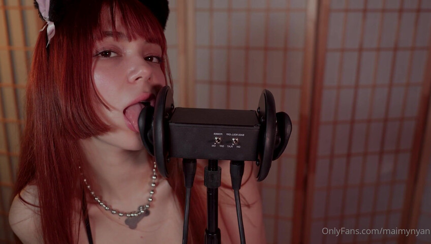 Maimy ASMR - 20 Nov 2024 - Cat Ear Licking