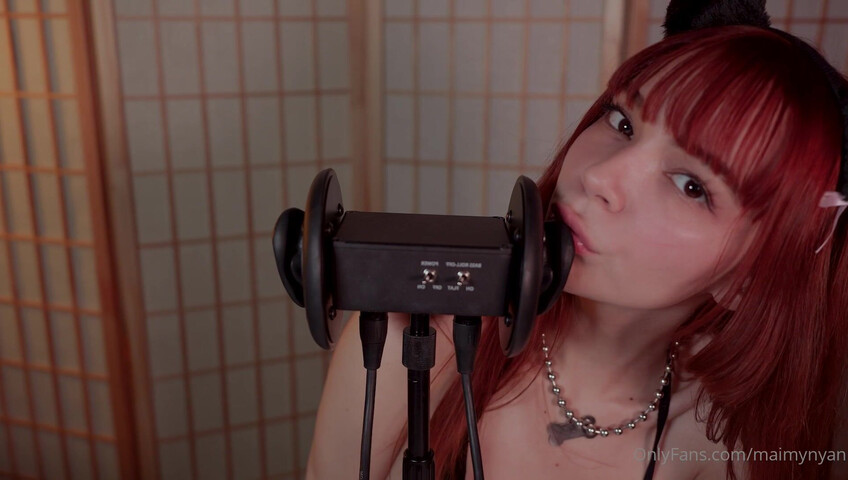 Maimy ASMR - 20 Nov 2024 - Cat Ear Licking
