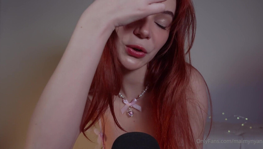 Maimy ASMR - 25 June 2024 - Tits Massage - Experimenting Sounds with My Mic