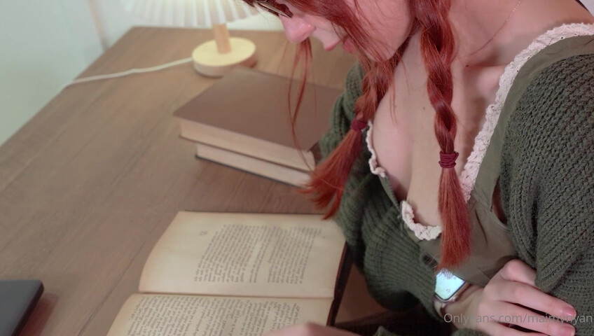 Maimy ASMR - 6 June 2024 - Shy Girl Blowjob - Bookworm