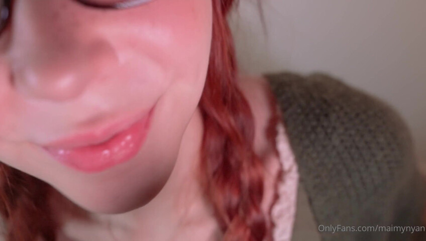Maimy ASMR - 6 June 2024 - Shy Girl Blowjob - Bookworm