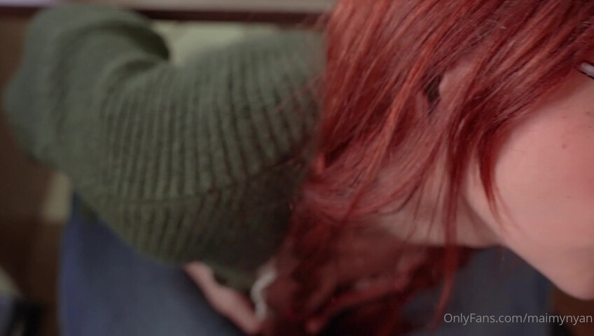 Maimy ASMR - 6 June 2024 - Shy Girl Blowjob - Bookworm