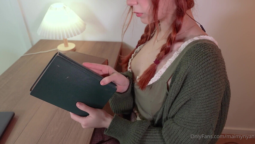 Maimy ASMR - 6 June 2024 - Shy Girl Blowjob - Bookworm