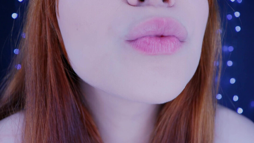 Maimy ASMR - Lips To Lens - Kissing Breathing