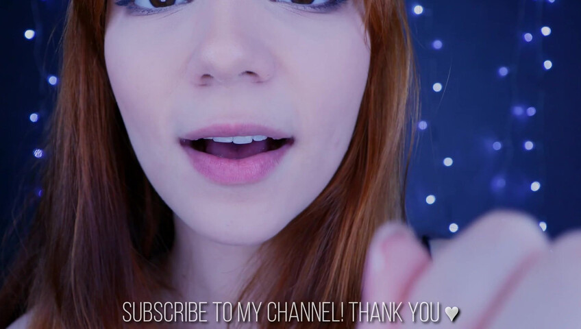 Maimy ASMR - Lips To Lens - Kissing Breathing