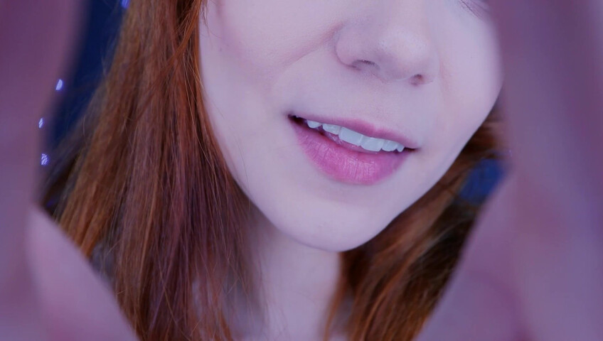 Maimy ASMR - Lips To Lens - Kissing Breathing