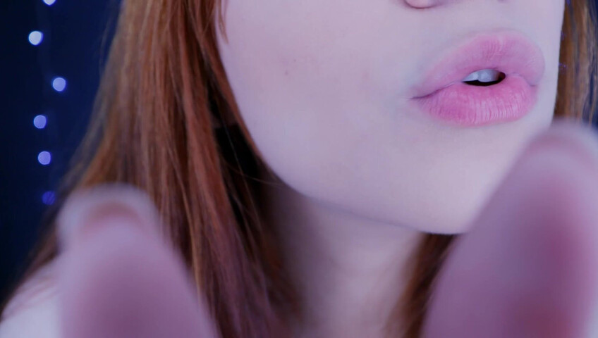 Maimy ASMR - Lips To Lens - Kissing Breathing
