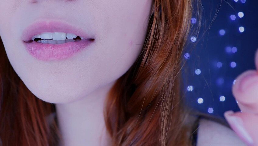 Maimy ASMR - Lips To Lens - Kissing Breathing