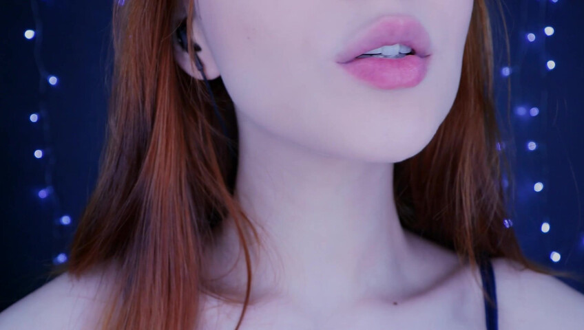 Maimy ASMR - Lips To Lens - Kissing Breathing