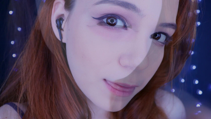 Maimy ASMR - Lips To Lens - Kissing Breathing