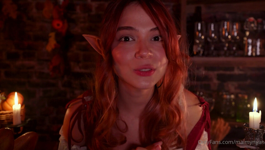 Maimy ASMR - Spend the Night at the Tavern With an Elf Barmaid - maimynyan
