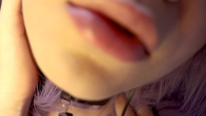 Maimy ASMR - Succubus Draining You POV, Kissing, Face Licking - maimynyan