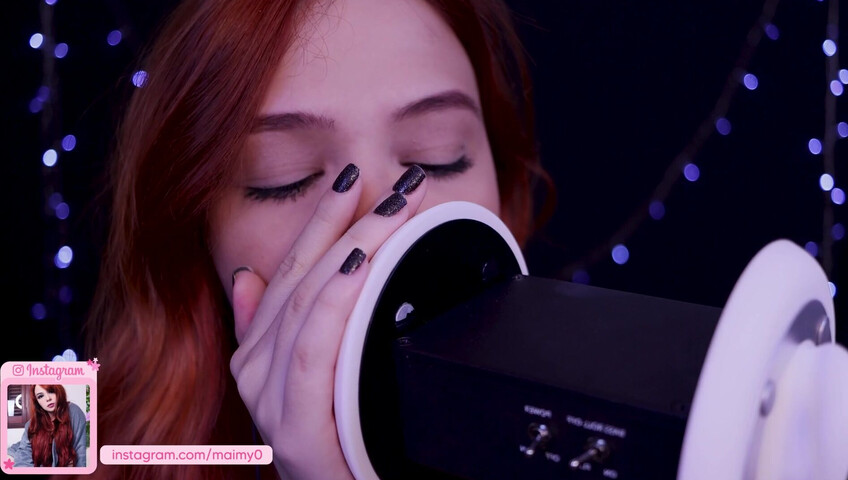 Maimy ASMR Patreon - Ear Licking - Kissing