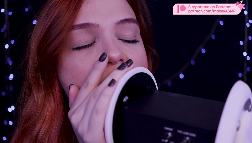 Maimy ASMR Patreon - Ear Licking - Kissing