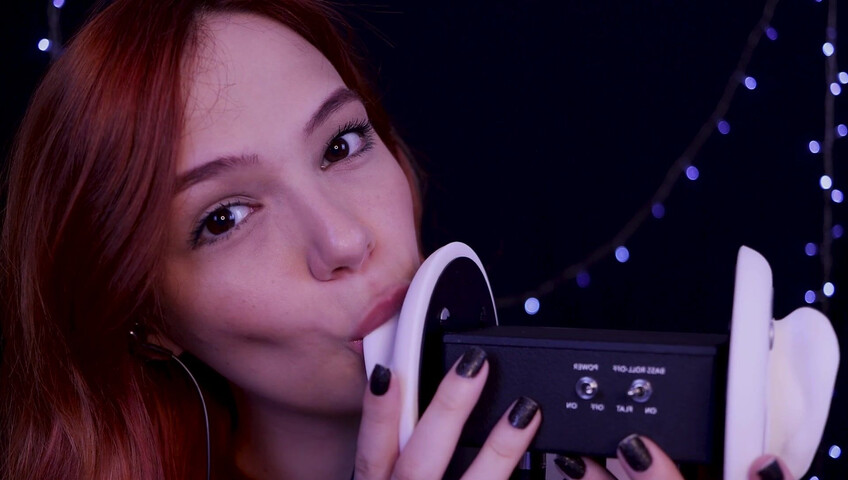 Maimy ASMR Patreon - Ear Licking - Kissing