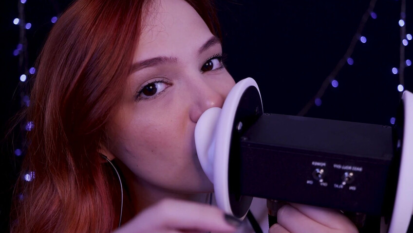 Maimy ASMR Patreon - Ear Licking - Kissing