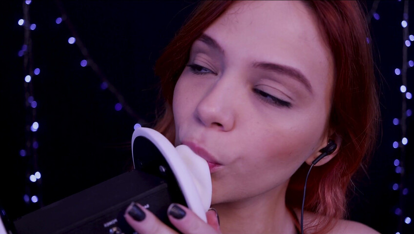 Maimy ASMR Patreon - Ear Licking - Kissing