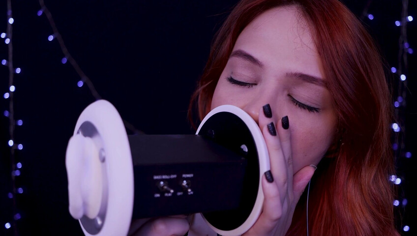 Maimy ASMR Patreon - Ear Licking - Kissing