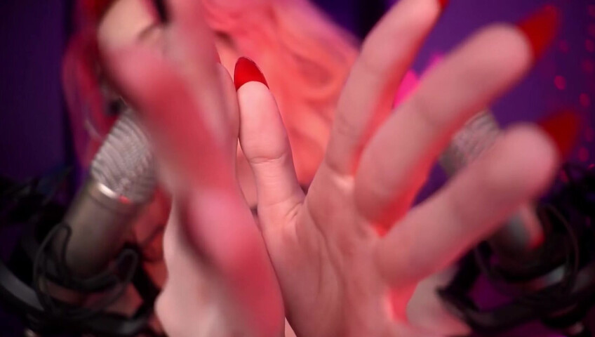 Mewlies ASMR - Close Up Hand Movements Gentle Inaudible Whispers