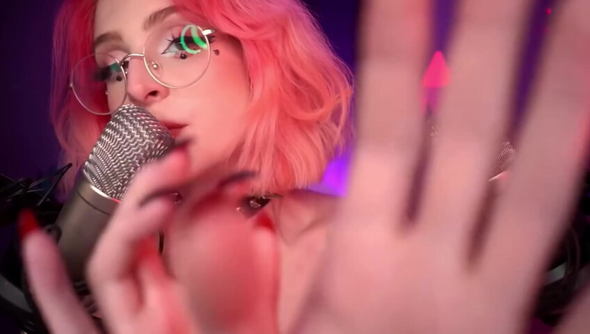 Mewlies ASMR - Close Up Hand Movements Gentle Inaudible Whispers