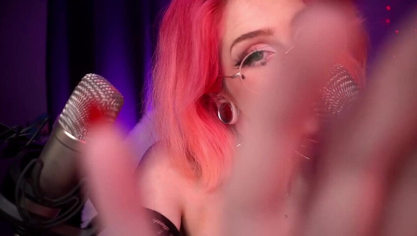 Mewlies ASMR - Close Up Hand Movements Gentle Inaudible Whispers