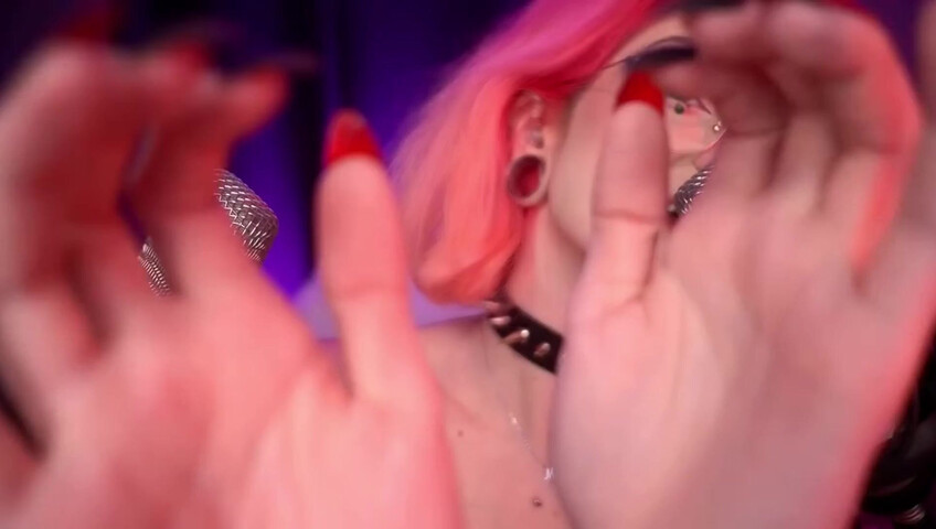 Mewlies ASMR - Close Up Hand Movements Gentle Inaudible Whispers