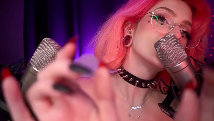 Mewlies ASMR - Close Up Hand Movements Gentle Inaudible Whispers