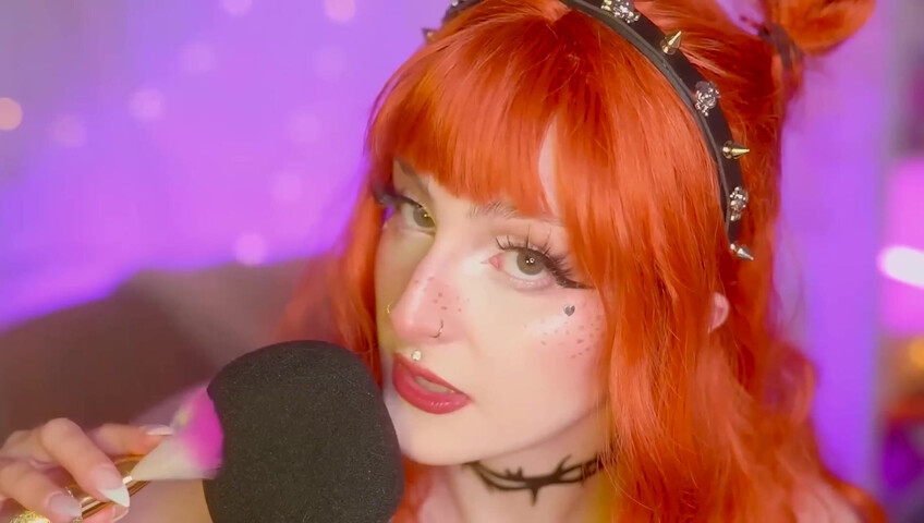 Mewlies ASMR - Close Your Eyes and Relax - Gentle Mic Brushing